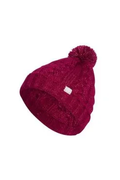 Adidas Ladies Pom Beanie Power Berry