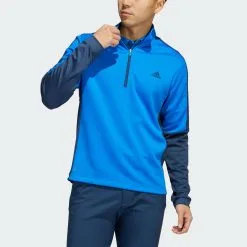 Adidas Gents Colour Block Quarter Zip BLURUS/CRENAV - SS22 -Golf Bags Shop 16751a20ea3c4fd2a1fcadeb0046e728 f540