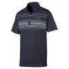 PUMA Mattr Canyon Men's Golf Polo Shirt Navy /Chalk Pink