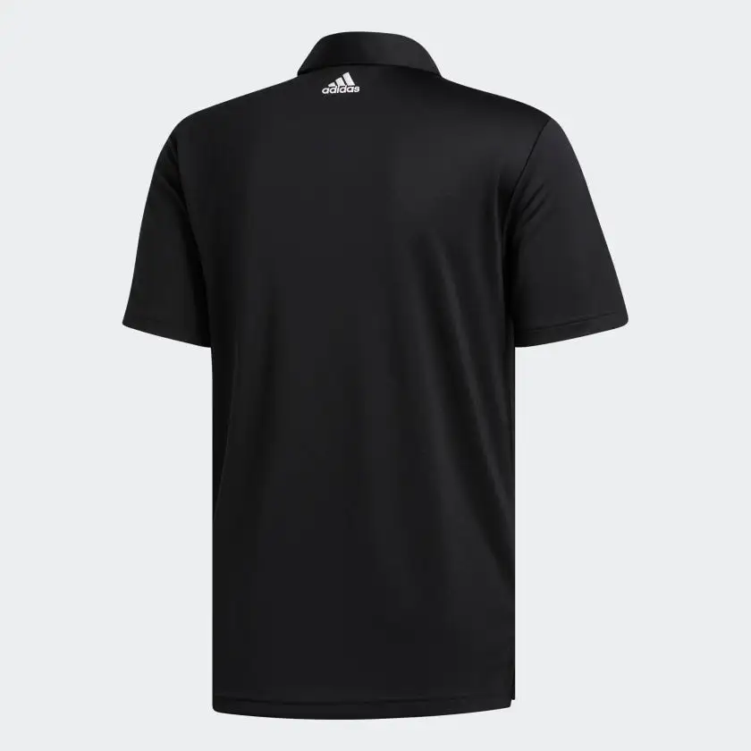Adidas 3-STRIPE BASIC POLO SHIRT Black / White 4 Adidas 3-STRIPE BASIC POLO SHIRT Black / White - Image 2