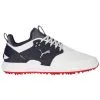 Puma Gents Ignite PWRAdapt Shoes WHITE SILVER PEACOAT -Golf Bags Shop 31603