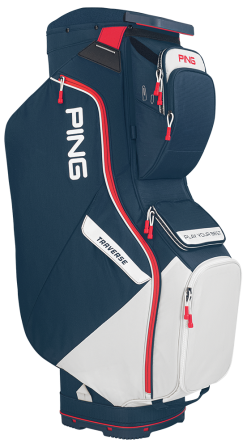 Ping Traverse 214 Cart Bag Navy/White/Red