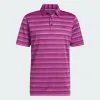 Adidas Golf 2-Colour Stripe Shirt Black/Lucid Fuchsia -Golf Bags Shop 3b17ec2f5b24441bbea5af16017d43cd f540