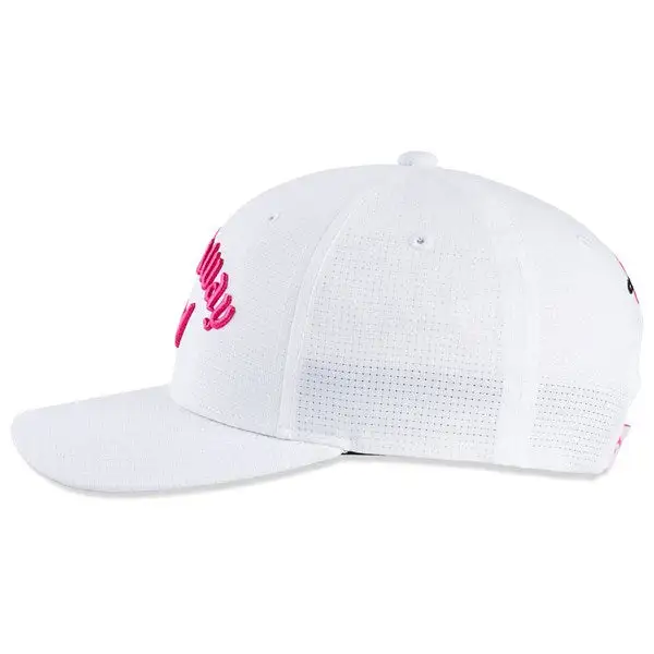 Callaway Junior Tour Golf Cap (White/Pink) 4 Callaway Junior Tour Golf Cap (White/Pink) - Image 2