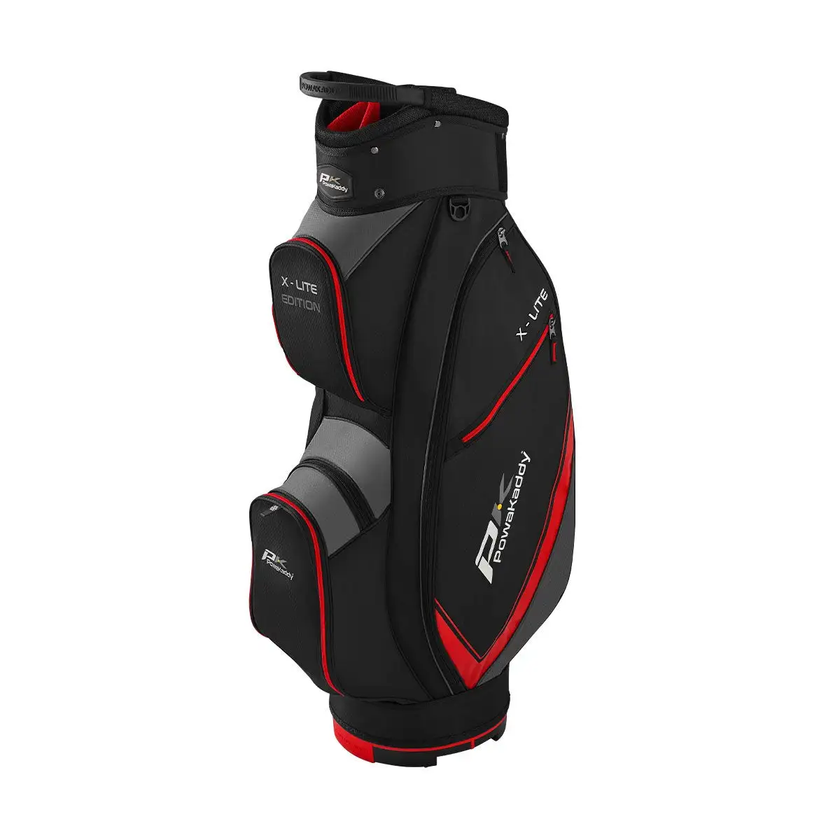 PowaKaddy X-Lite Bag Black/Titanium /Red 3 PowaKaddy X-Lite Bag Black/Titanium /Red