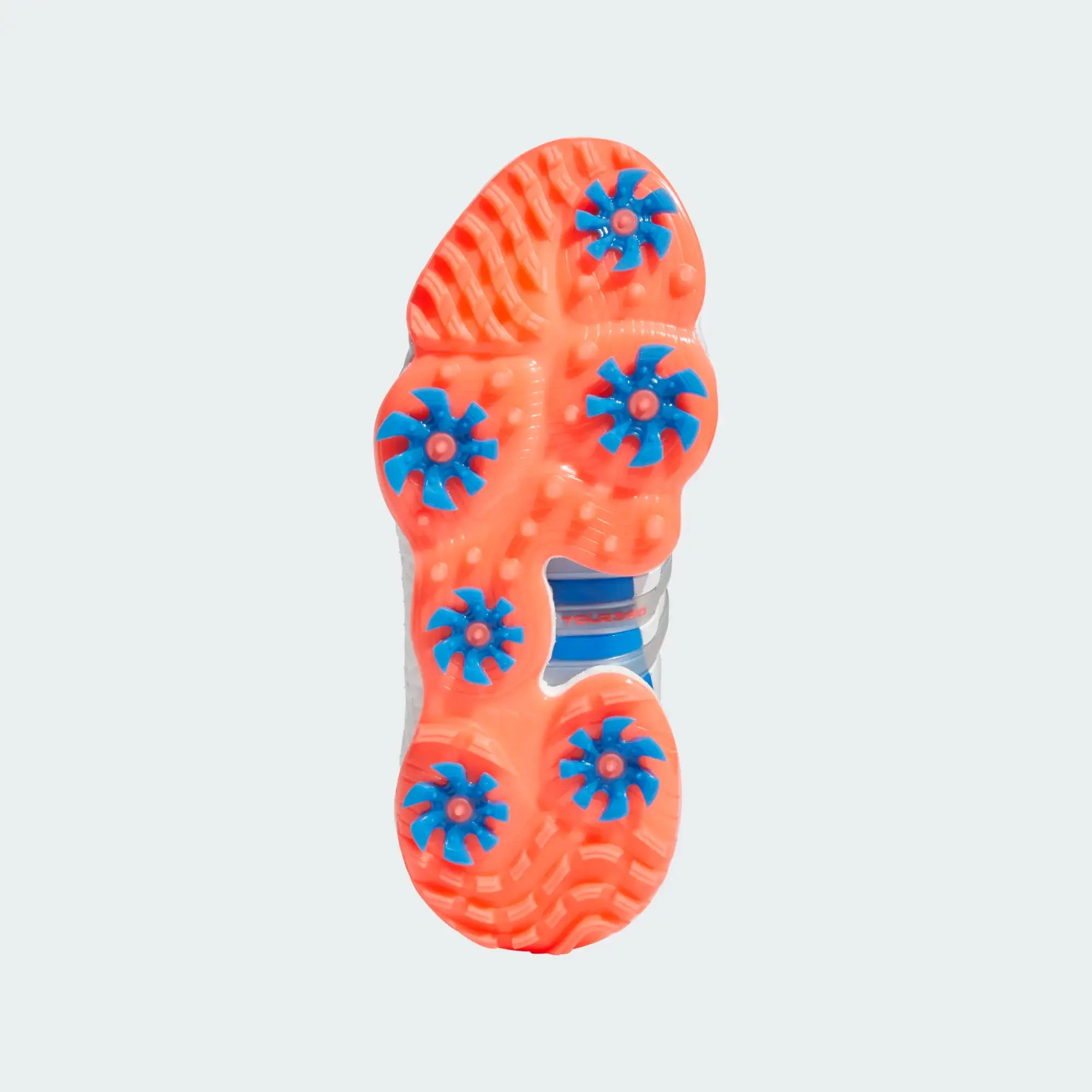 Adidas Tour 360 22 Ladies Golf Shoes - White/Silver/Turbo 5 Adidas Tour 360 22 Ladies Golf Shoes - White/Silver/Turbo - Image 3