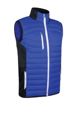 Sunderland Gents Anton Padded Gilet Electric Blue/Black/White