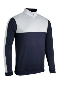 Sunderland Gents Arizona Therm Fleece MidLayer Navy /Silver