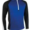 Sunderland Gents Aspen Zip Mid Layer Top Electric Blue - Black - White -Golf Bags Shop 890x1200 fitbox aspen electricblueblackwhite4