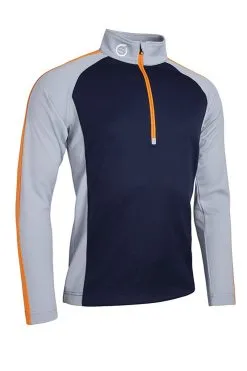 Sunderland Gents Aspen Zip Mid Layer Top Navy/Silver/Lava
