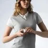 Glenmuir Ladies V Neck Cotton Golf Slipover Light Grey Marl ASTRID 1 Glenmuir Ladies V Neck Cotton Golf Slipover Light Grey Marl ASTRID -Golf Bags Shop 890x1200 fitbox astrid model lightgreymarl