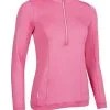 Glenmuir Ladies Zip Neck Shaped Panel Performance Golf Midlayer CARINA Sorbet Marl 1 Glenmuir Ladies Zip Neck Shaped Panel Performance Golf Midlayer CARINA Sorbet Marl -Golf Bags Shop 890x1200 fitbox carina sorbetmarl12