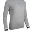 Glenmuir Ladies Zip Neck Contrast Rib Diamante Cotton Golf Sweater GAELLE 1 Glenmuir Ladies Zip Neck Contrast Rib Diamante Cotton Golf Sweater GAELLE -Golf Bags Shop 890x1200 fitbox gaelle lightgreymarlwhitenavy4