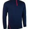 Sunderland Gents Hamsin-Lined Zip Neck Sweater Navy/Red -Golf Bags Shop 890x1200 fitbox hamsin navyred40