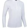 Glenmuir Ladies Long Sleeve Performance Pique Golf Polo Shirt White 1 Glenmuir Ladies Long Sleeve Performance Pique Golf Polo Shirt White -Golf Bags Shop 890x1200 fitbox misha white5