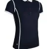 Glenmuir PERRIE Ladies Contrast Piping Performance Pique Golf Shirt Navy/White -Golf Bags Shop 890x1200 fitbox perrie navywhite4