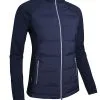 Glenmuir Ladies Samara Zip Front Bonded Padded Hybrid Down Jacket Navy Animal Print 2 Glenmuir Ladies Samara Zip Front Bonded Padded Hybrid Down Jacket Navy Animal Print -Golf Bags Shop 890x1200 fitbox samara navyanimalprint4