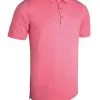 Glenmuir SILLOTH Men's Tailored Collar Performance Golf Shirt Sorbet Marl