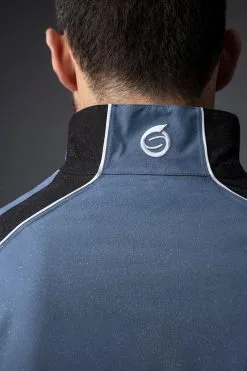 Sunderland Gents Vancouver Waterproof Pro Jacket Black - Storm Grey/Black/White Lifetime Waterproof Guarantee 7 Sunderland Gents Vancouver Waterproof Pro Jacket Black - Storm Grey/Black/White Lifetime Waterproof Guarantee -Golf Bags Shop 890x1200 fitbox vancouverprojacket closeup backneck3