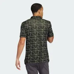 Adidas Gents JACQUARD POLO SHIRT BLACK/PULLIM -Golf Bags Shop 8fc6a36a71184ab3bedfadfb01160327 f540