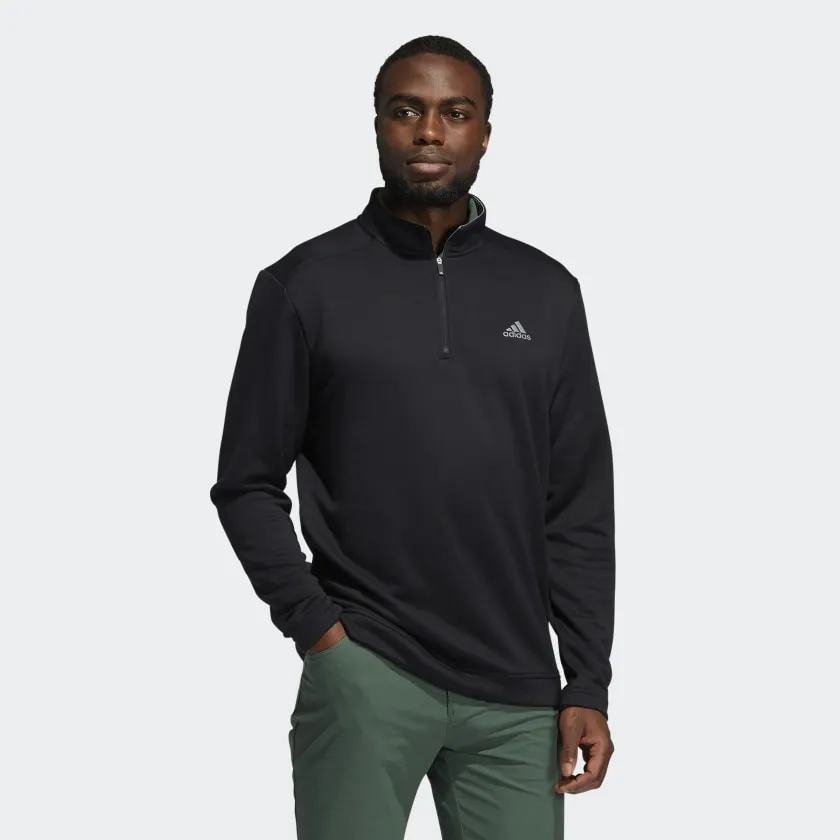 Adidas Gents Club ¼ Zip Sweatshirt Black 5 Adidas Gents Club ¼ Zip Sweatshirt Black - Image 3