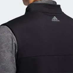 Adidas Gents ¼ Zip Vest Black 9 Adidas Gents ¼ Zip Vest Black -Golf Bags Shop Club Quarter Zip Vest Black GH7080 41 detail