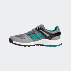 Adidas Gents EQT Spikeless Wide Fit Shoes Crew White - Grey/green/black -Golf Bags Shop FW6303 photo side medial center transparent 2000x2000 06f47ca3 5b84 4c7b 998d b022c72dfdd0