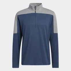 Adidas Gents Lightweight ¼ Zip Sweatshirt Crew Navy