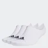 Adidas 3 PK LOWCUT WHITE Socks
