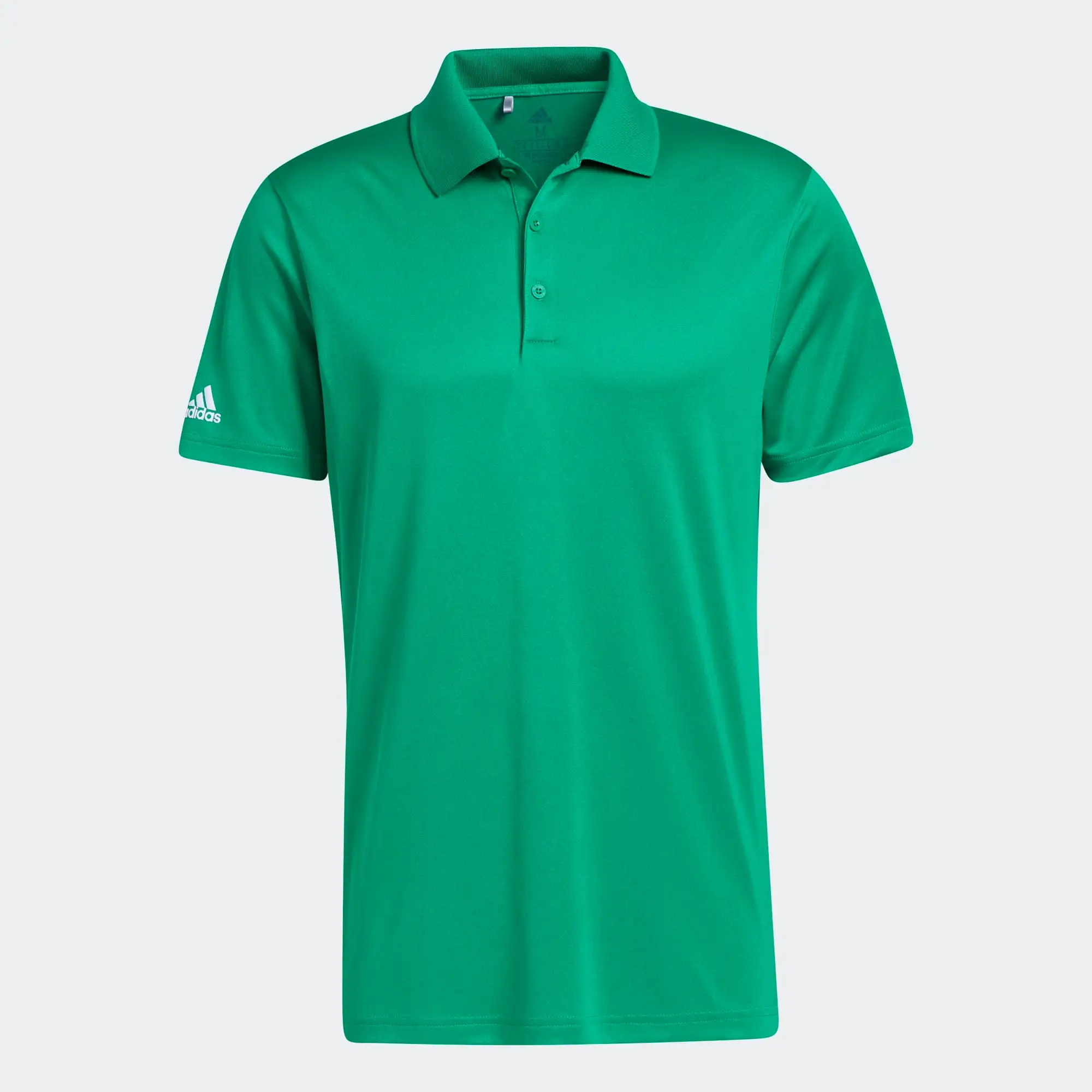 Adidas Gents Performance Polo Shirt GREEN 3 Adidas Gents Performance Polo Shirt GREEN