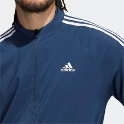 Adidas LINED FZ JKT CRENAV 9 Adidas LINED FZ JKT CRENAV -Golf Bags Shop GU5110 on model detail 1 transparent 2000x2000 d1256639 69b5 49e0 b1f7 68bcf39d1789