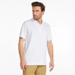 Puma Gents Gamer Men's Golf Polo Shirt White