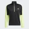 Adidas Gents Colour Block Quarter Zip BLACK/PULLIM - SS22