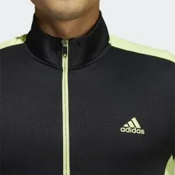 Adidas Gents Colour Block Quarter Zip BLACK/PULLIM - SS22 -Golf Bags Shop HC5572 b2b152 pdp