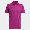 Adidas Golf Textured Jacquard Shirt Lucid Fuschia -Golf Bags Shop HS1112 b2b022 pdp