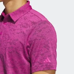 Adidas Golf Textured Jacquard Shirt Lucid Fuschia -Golf Bags Shop HS1112 b2b152 pdp
