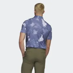 Adidas FLOWER MESH GOLF POLO SHIRT White / Collegiate Navy -Golf Bags Shop HS1131 b2b112 pdp