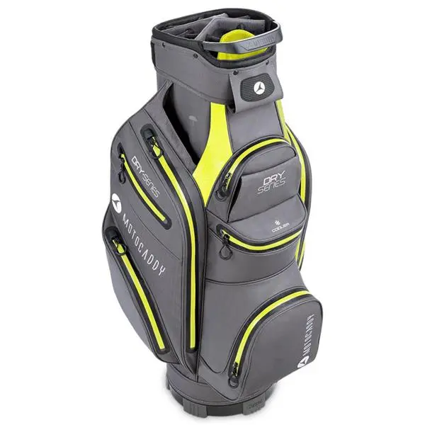 Motocaddy 23 Dry Series Cart Bag Charcoal - Lime 4 Motocaddy 23 Dry Series Cart Bag Charcoal - Lime - Image 2