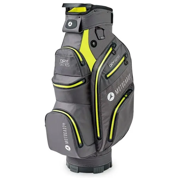 Motocaddy 23 Dry Series Cart Bag Charcoal - Lime 3 Motocaddy 23 Dry Series Cart Bag Charcoal - Lime