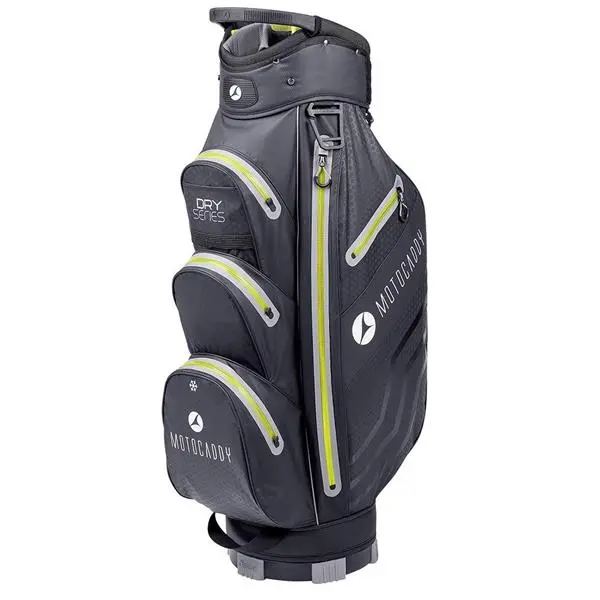 Motocaddy Dry Series Cart Bag Charcoal/Lime 3 Motocaddy Dry Series Cart Bag Charcoal/Lime
