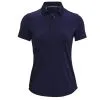 Under Armour Ladies Zinger Polo Shirt Navy (410) -Golf Bags Shop P 1363949UNDERARMOURSHIRTNAVY410LADIES L