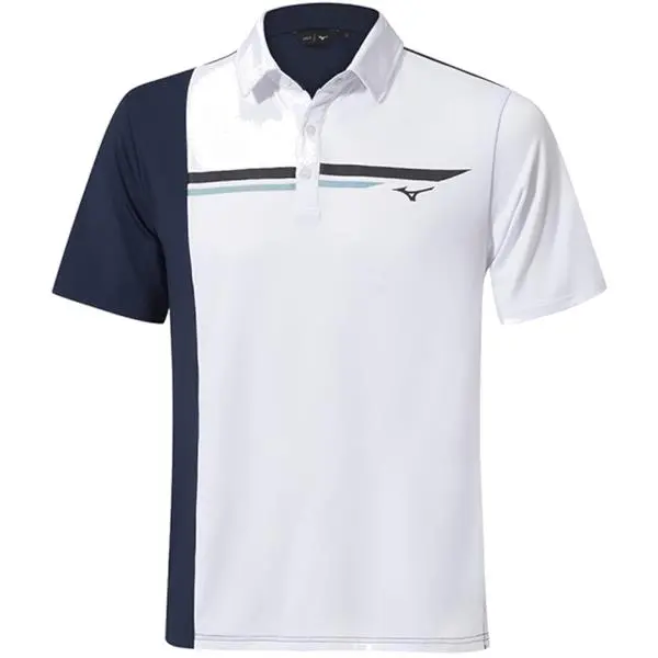 Mizuno Gents QD Elite Panel Polo White 3 Mizuno Gents QD Elite Panel Polo White