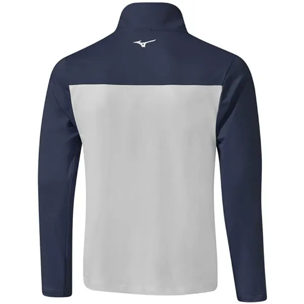 Mizuno Gents Breeze Elite ST 1/4 Zip Top Navy Blue 4 Mizuno Gents Breeze Elite ST 1/4 Zip Top Navy Blue - Image 2