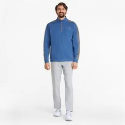 Puma Gents Cloudspun T7 1/4 Zip Top Blue - Grey 9 Puma Gents Cloudspun T7 1/4 Zip Top Blue - Grey -Golf Bags Shop P 532413PUMAGENTSCLOUDSPUNT7ZIPTOPBLUEGREY 6 L
