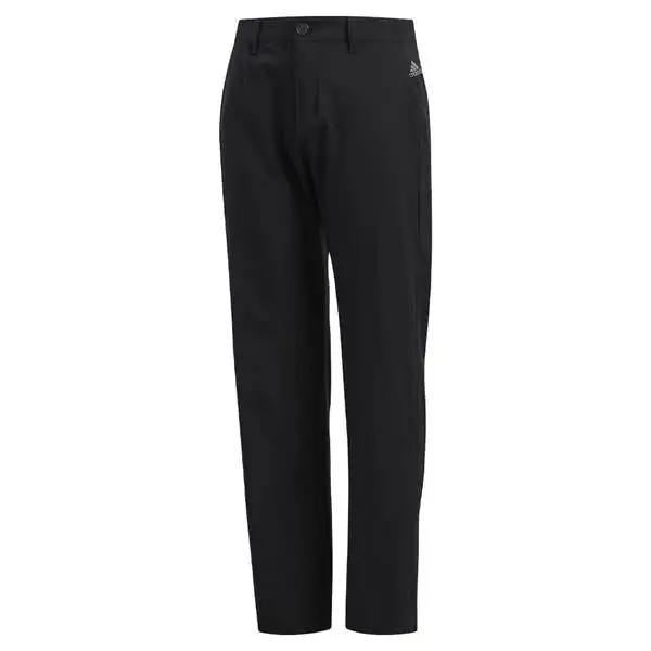 Adidas Boys Solid Golf Trousers Black 3 Adidas Boys Solid Golf Trousers Black