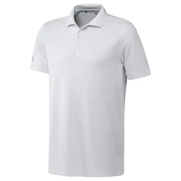 Adidas Gents Performance Polo Shirt White 3 Adidas Gents Performance Polo Shirt White