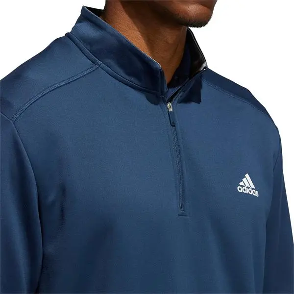 Adidas Gents Club ¼ Zip Sweatshirt Crew Navy 5 Adidas Gents Club ¼ Zip Sweatshirt Crew Navy - Image 3