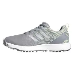 Adidas Ladies S2G Spikeless Lace Shoes Grey Three - Silver Met - Almost Lime -Golf Bags Shop P GZ3911ADIDASSHOESGREYSILVERLIMELADIES 2 L
