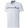 Adidas Gents Primegreen Print Polo Shirt White 1 Adidas Gents Primegreen Print Polo Shirt White -Golf Bags Shop P H36255ADIDASSHIRTWHITEGENTS L