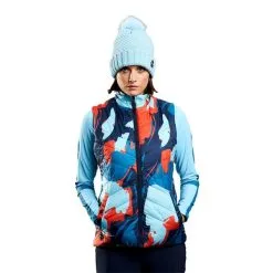 Ping Ladies Cece Padded Reversible Vest Navy Multi - Aquatic -Golf Bags Shop P P93576PINGVESTNAVYMULTIAQUATICLADIES 5 L